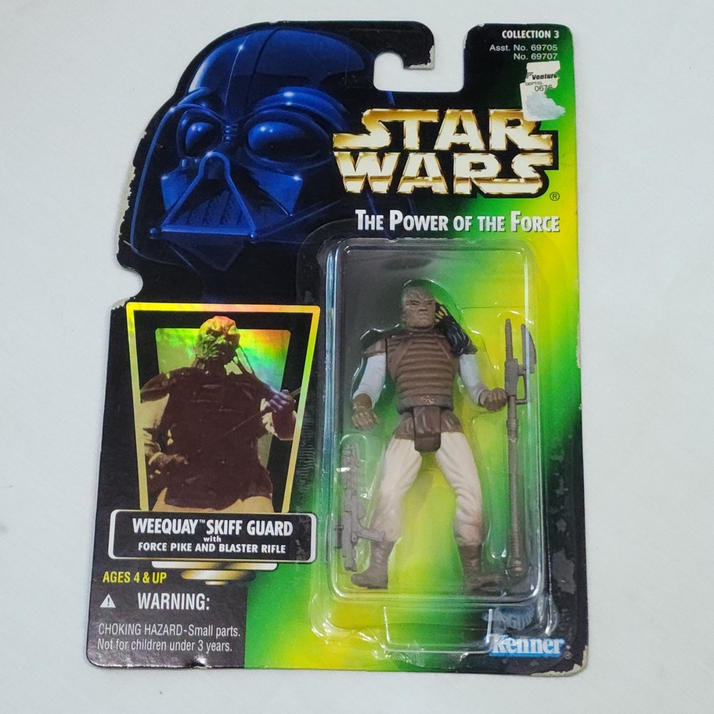 Vintage 1996 Star Wars Weequay Skiff Guard Action Figure‎ The Power of the Force